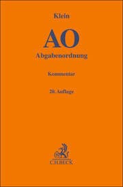 Cover von Abgabenordnung. AO
