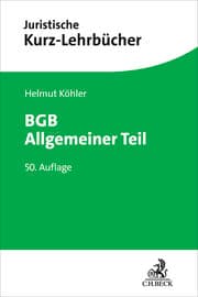 Cover von BGB Allgemeiner Teil