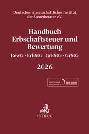 Cover von Handbuch Erbschaftsteuer und Bewertung 2026. BewG, ErbStG, GrEStG, GrStG 2026