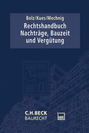 Cover von Rechtshandbuch Nachträge, Bauzeit und Vergütung