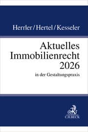 Cover von Aktuelles Immobilienrecht 2026