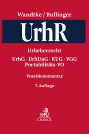 Cover von Praxiskommentar Urheberrecht. UrhR