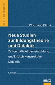 Cover von Neue Studien zur Bildungstheorie und Didaktik