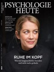 Cover von Psychologie Heute 3/2020: Ruhe im Kopf