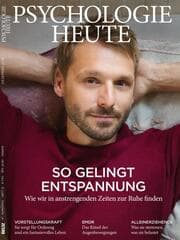 Cover von Psychologie Heute 12/2020: So gelingt Entspannung