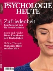 Cover von Psychologie Heute 1/2014: Zufriedenheit