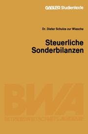 Cover von Steuerliche Sonderbilanzen