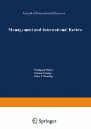 Cover von Management and International Review