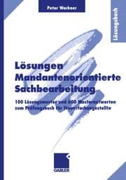 Cover von Lösungen: Mandantenorientierte Sachbearbeitung