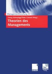 Cover von Theorien des Managements