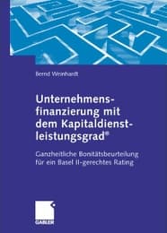 Cover von Bonitätskriterium Kapitaldienstleistungsgrad