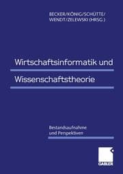 Cover von Wirtschaftsinformatik und Wissenschaftstheorie