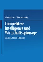Cover von Competitive Intelligence und Wirtschaftsspionage
