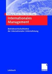 Cover von Internationales Management