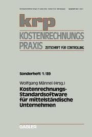 Cover von Kostenrechnungs-Standardsoftware für mittelständische Unternehmen