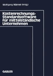 Cover von Kostenrechnungs-Standardsoftware für mittelständische Unternehmen