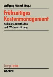 Cover von Frühzeitiges Kostenmanagement