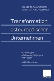 Cover von Transformation osteuropäischer Unternehmen