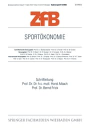 Cover von Sportökonomie