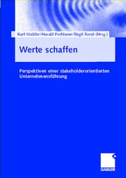 Cover von Werte schaffen