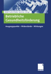 Cover von Betriebliche Gesundheitsförderung