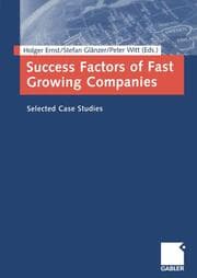 Cover von Success Factors of Fast Growing Companies
