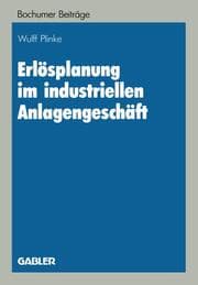 Cover von Erlösplanung im industriellen Anlagengeschäft