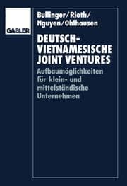 Cover von Deutsch-vietnamesische Joint Ventures