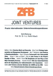 Cover von Joint Ventures
