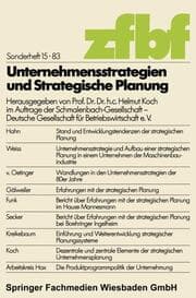 Cover von Unternehmensstrategien und strategische Planung