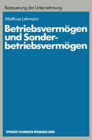Cover von Betriebsvermögen und Sonderbetriebsvermögen