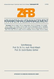 Cover von Krankenhausmanagement