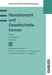 Cover von Handelsrecht und Gesellschaftsformen