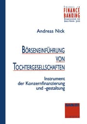 Cover von Börseneinführung von Tochtergesellschaften