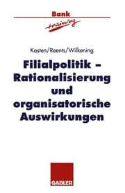 Cover von Filialpolitik und ihre organisatorische Umsetzung