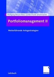 Cover von Portfoliomanagement II