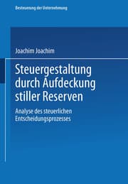 Cover von Steuergestaltung durch Aufdeckung stiller Reserven