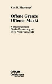 Cover von Offene Grenze Offener Markt
