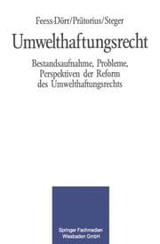 Cover von Umwelthaftungsrecht