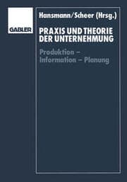 Cover von Praxis und Theorie der Unternehmung