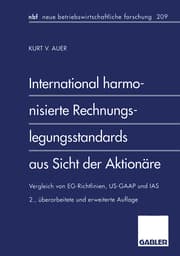 Cover von International harmonisierte Rechnungslegungsstandards aus Sicht der Aktionäre