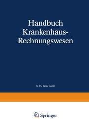 Cover von Handbuch Krankenhaus-Rechnungswesen