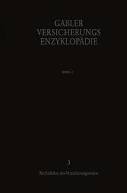 Cover von Rechtslehre des Versicherungswesens
