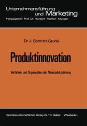 Cover von Produktinnovation