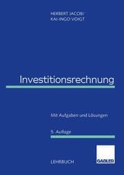 Cover von Investitionsrechnung