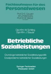 Cover von Betriebliche Sozialleistungen