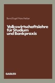 Cover von Volkswirtschaftslehre für Studium und Bankpraxis