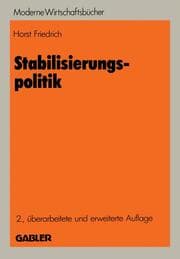Cover von Stabilisierungspolitik