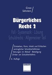 Cover von Bürgerliches Recht 2