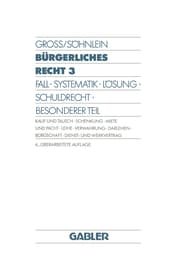 Cover von Bürgerliches Recht 3